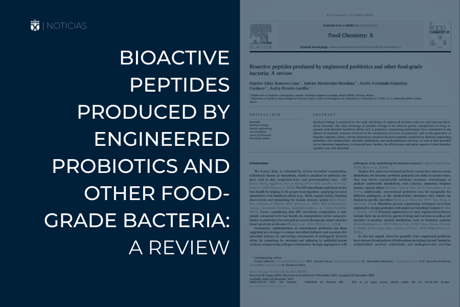 Bioactive peptides produced by engineered probiotics and other food-grade bacteria: A review